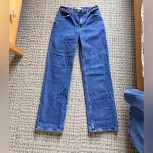 Abercrombie 90s relaxed high rise Curve Love Jeans size 6 long